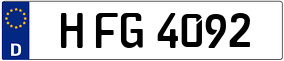 Truck License Plate